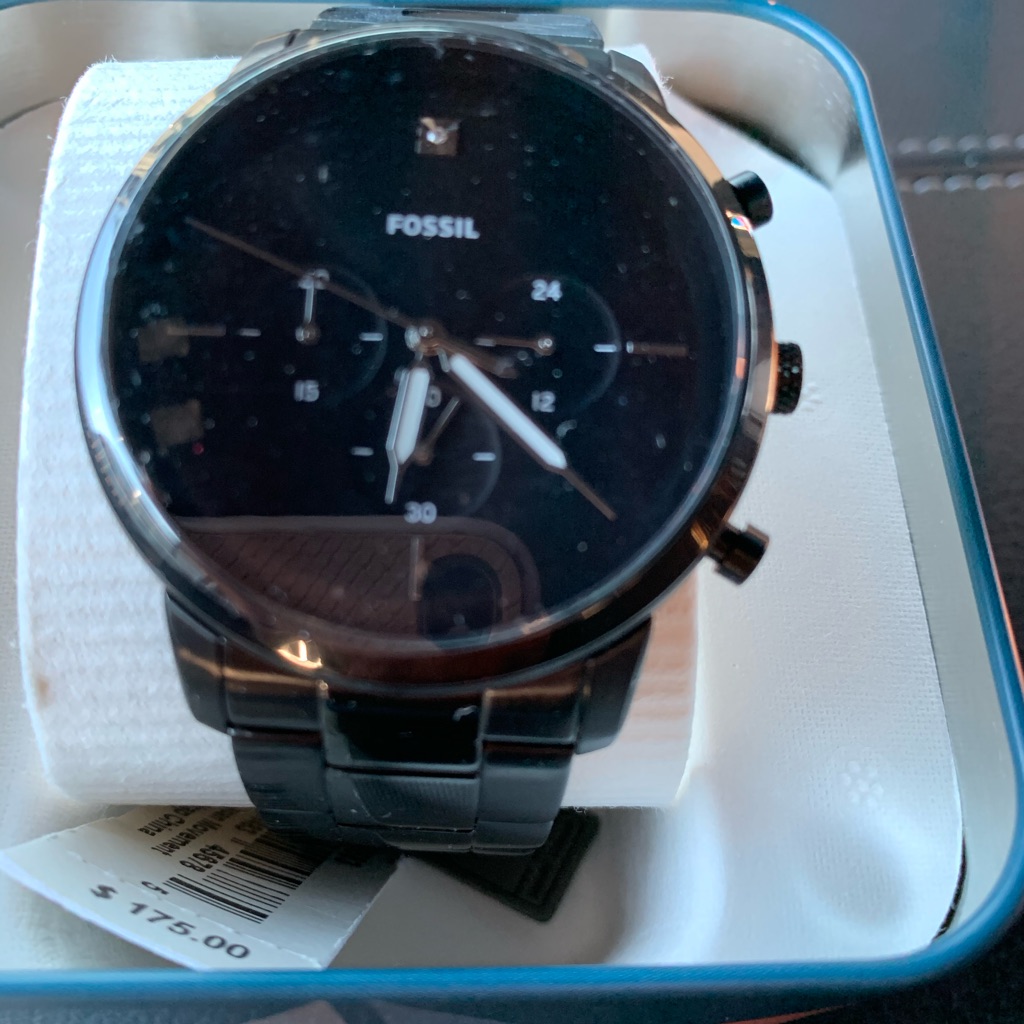 Fossil Men Watch Black